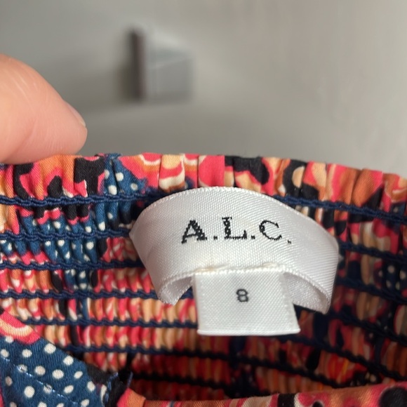 A.L.C chandler Puff Sleeve Floral Top - Picture 6 of 6